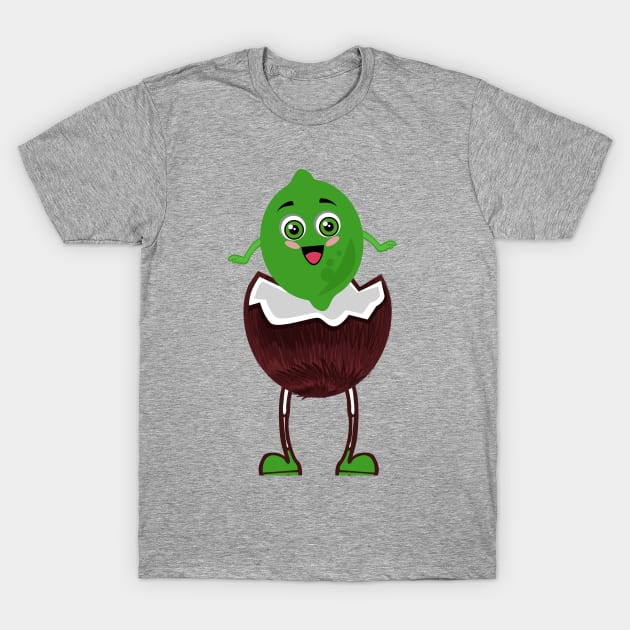 Lime in the Coconut T-Shirt by Seaglass Girl Designs